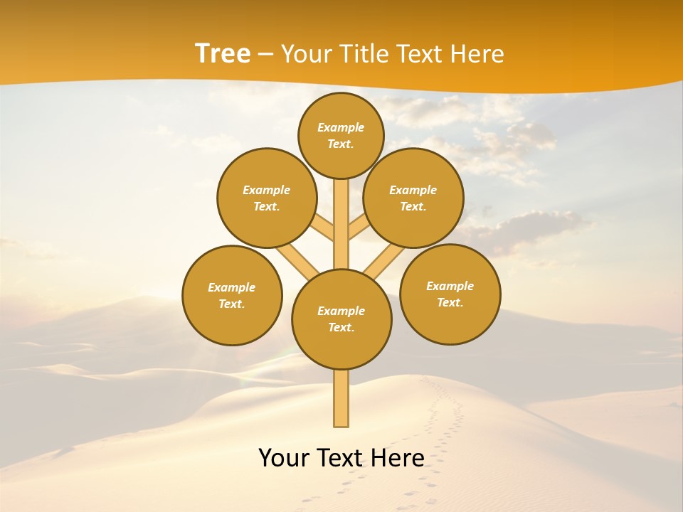 Africa Desert Hot PowerPoint Template