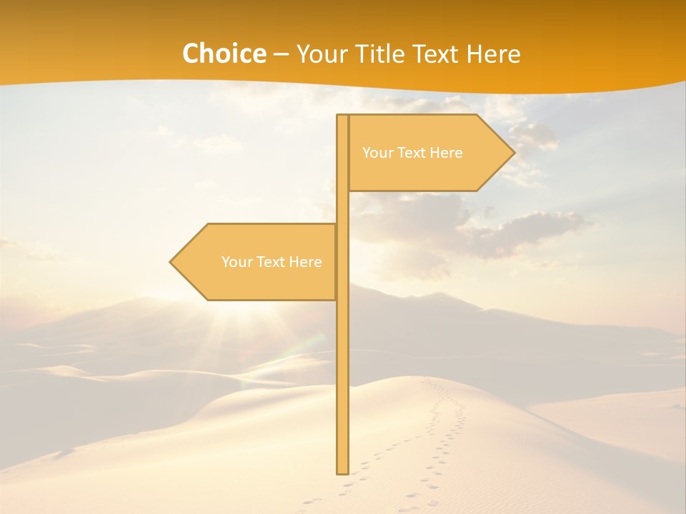 Africa Desert Hot PowerPoint Template