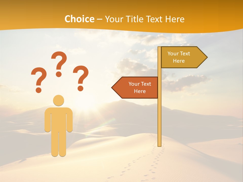 Africa Desert Hot PowerPoint Template