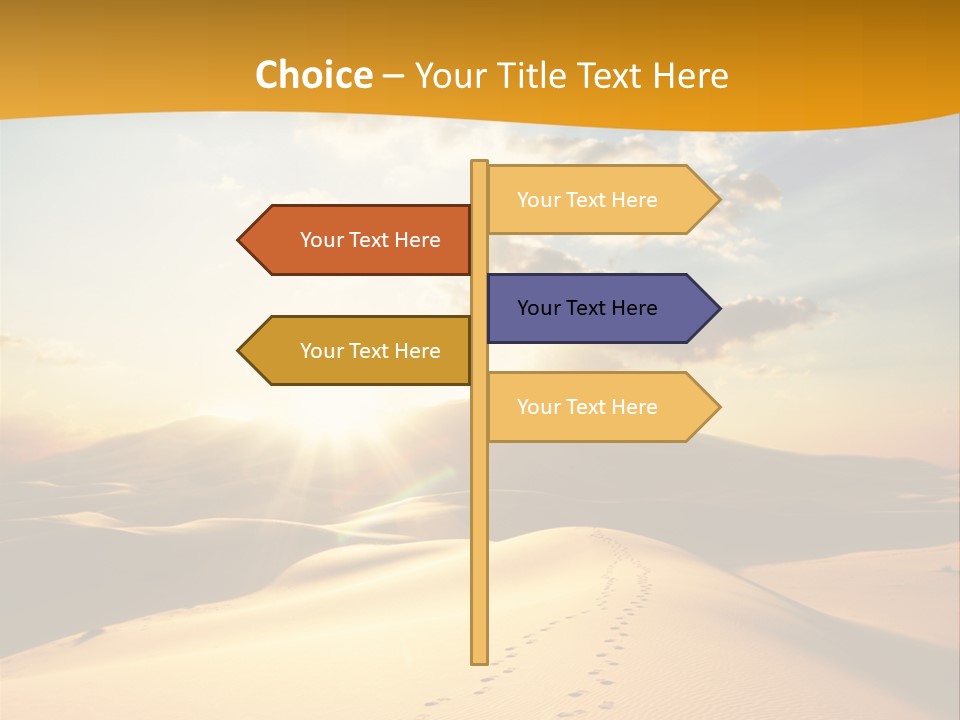 Africa Desert Hot PowerPoint Template