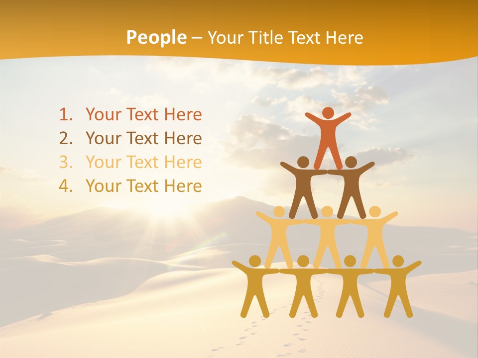 Africa Desert Hot PowerPoint Template