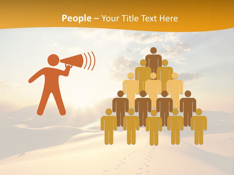 Africa Desert Hot PowerPoint Template