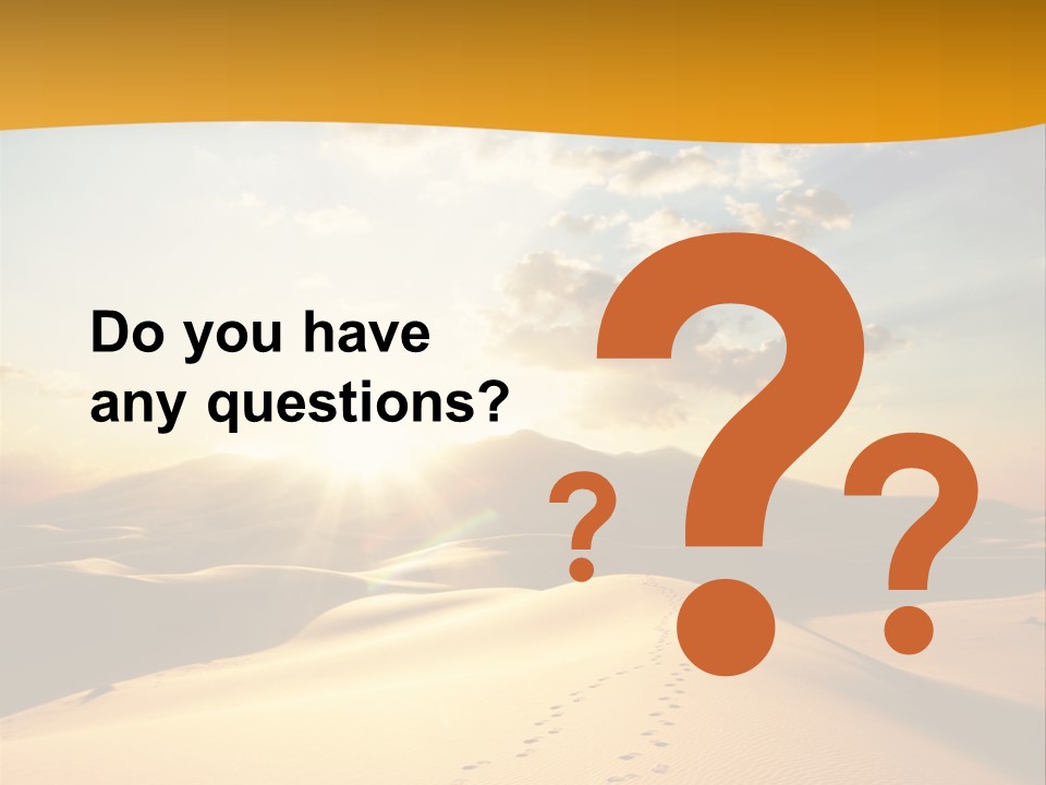 Africa Desert Hot PowerPoint Template