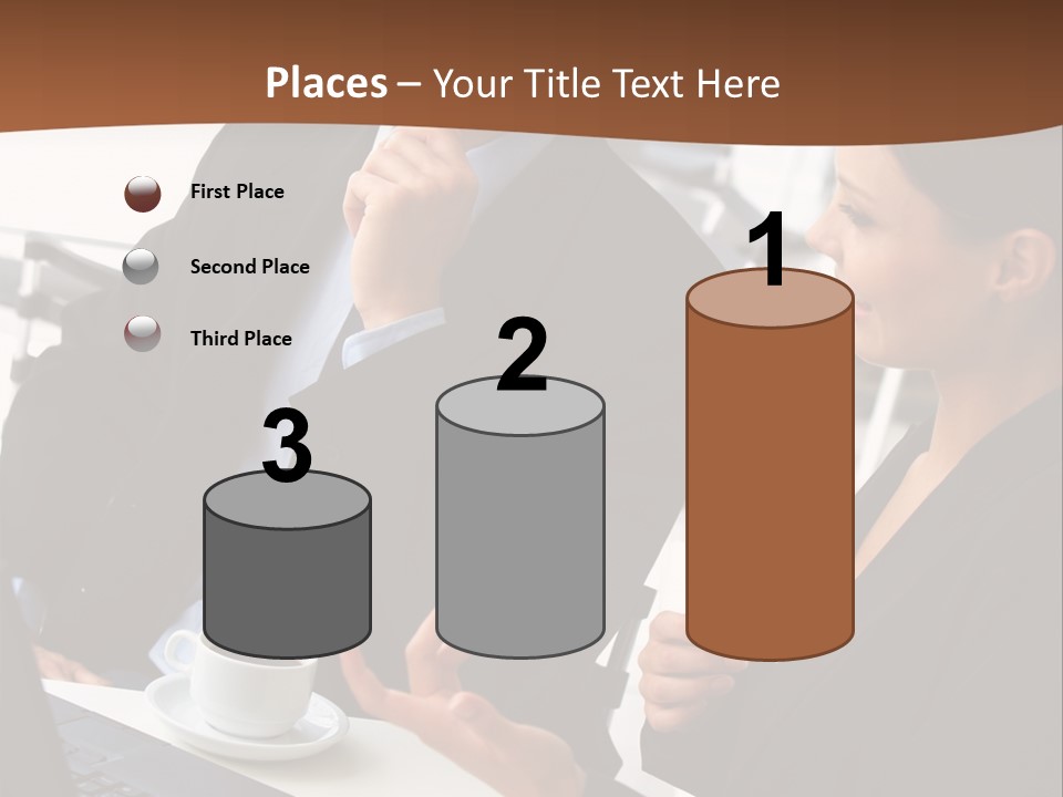 Teamwork Businessman Work PowerPoint Template