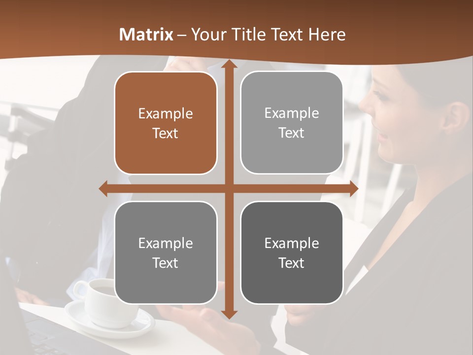 Teamwork Businessman Work PowerPoint Template