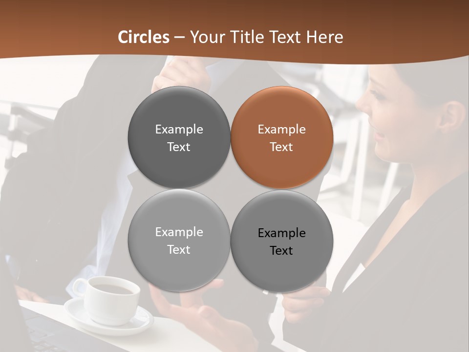 Teamwork Businessman Work PowerPoint Template