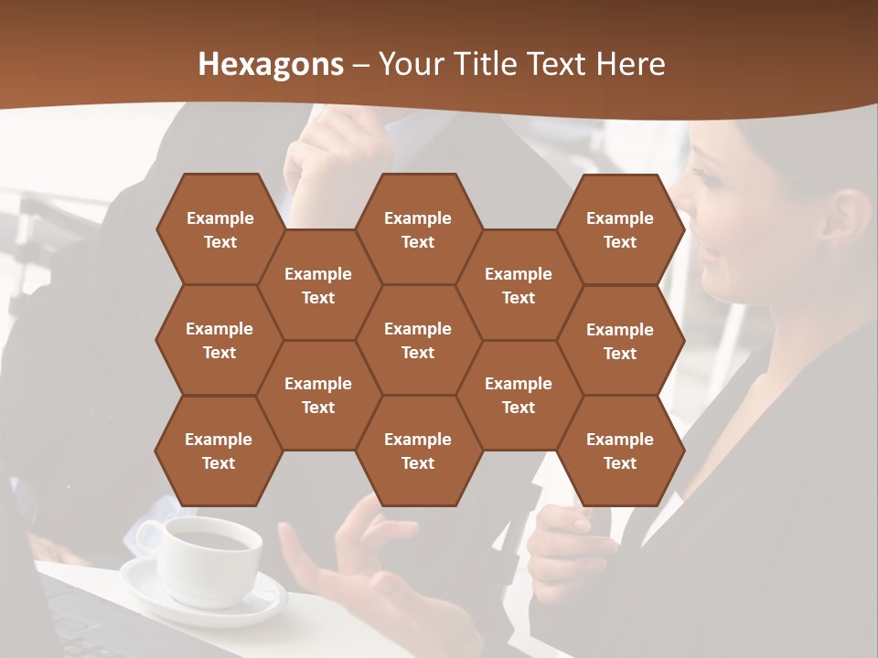 Teamwork Businessman Work PowerPoint Template