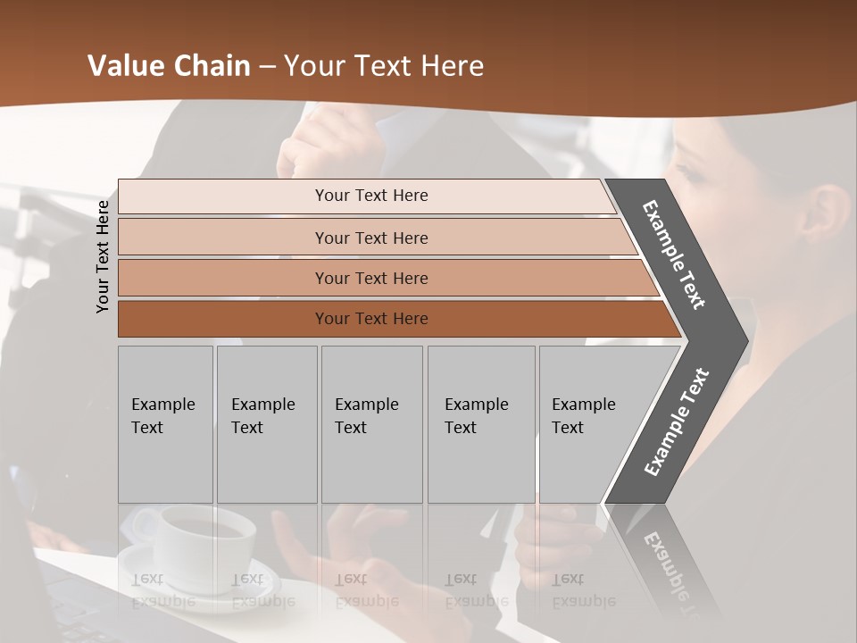 Teamwork Businessman Work PowerPoint Template