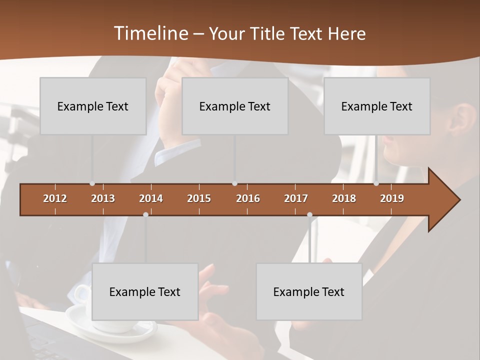Teamwork Businessman Work PowerPoint Template