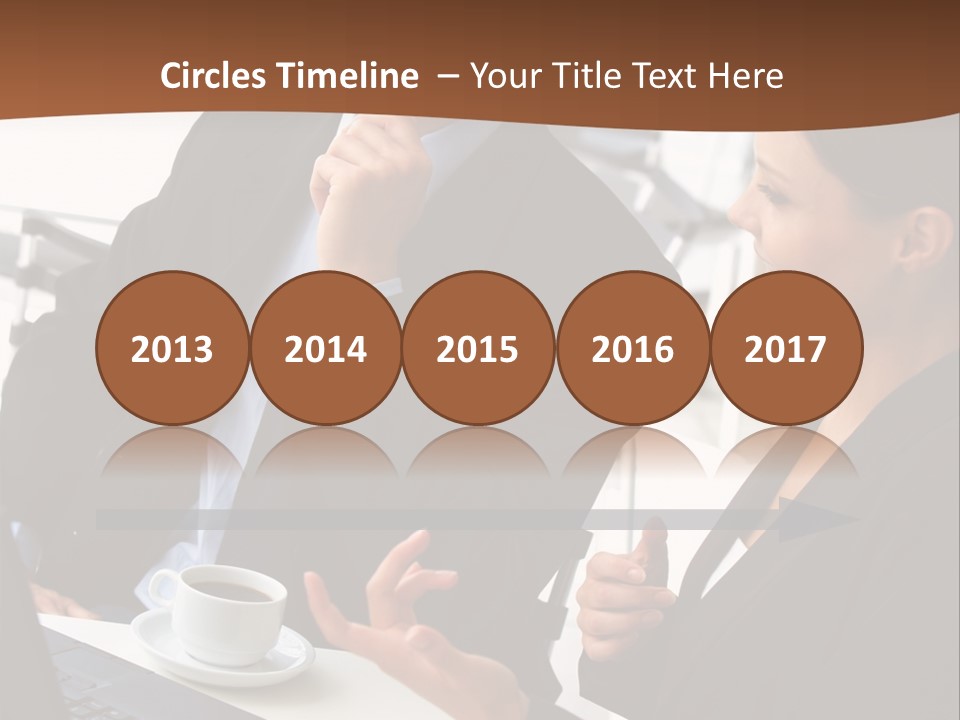 Teamwork Businessman Work PowerPoint Template