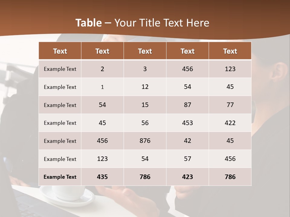 Teamwork Businessman Work PowerPoint Template