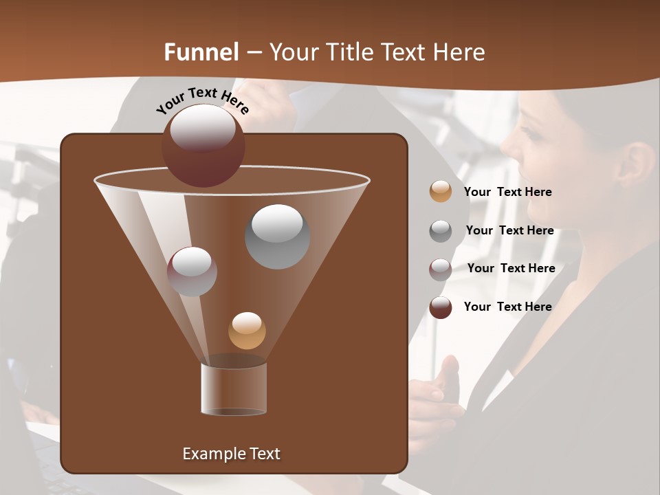 Teamwork Businessman Work PowerPoint Template