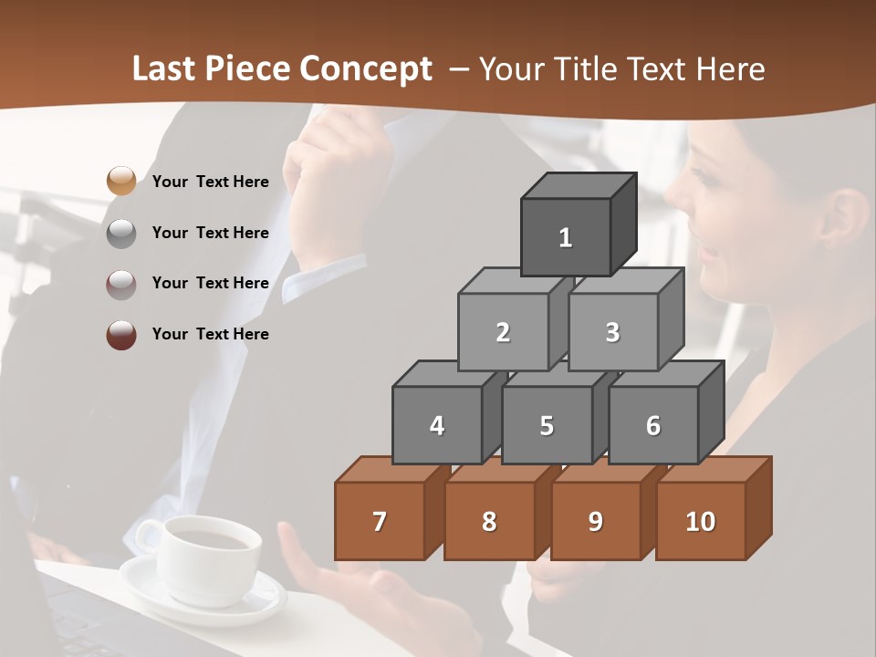 Teamwork Businessman Work PowerPoint Template