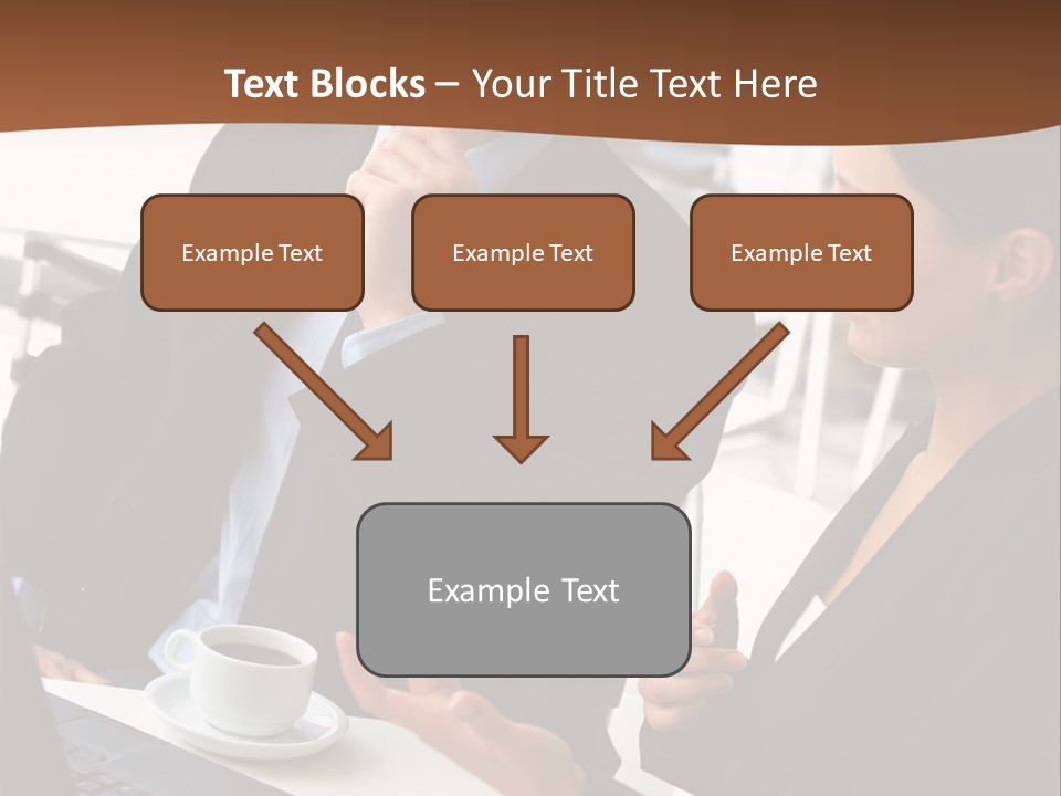 Teamwork Businessman Work PowerPoint Template