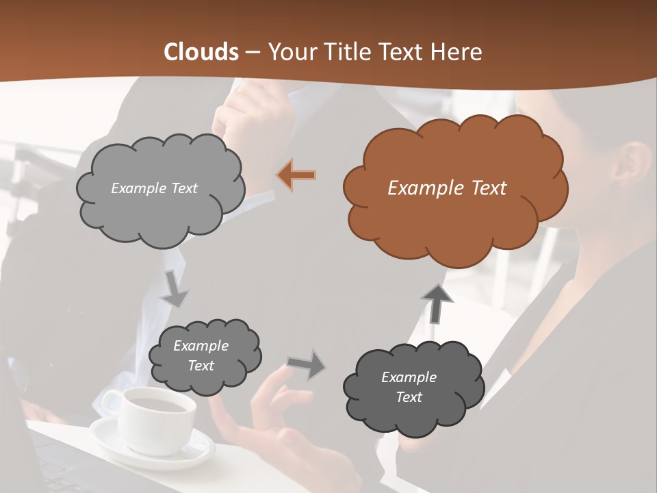 Teamwork Businessman Work PowerPoint Template