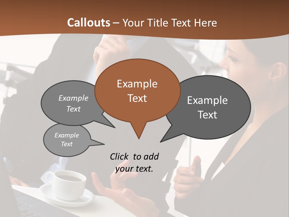Teamwork Businessman Work PowerPoint Template