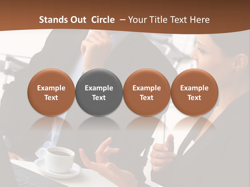 Teamwork Businessman Work PowerPoint Template