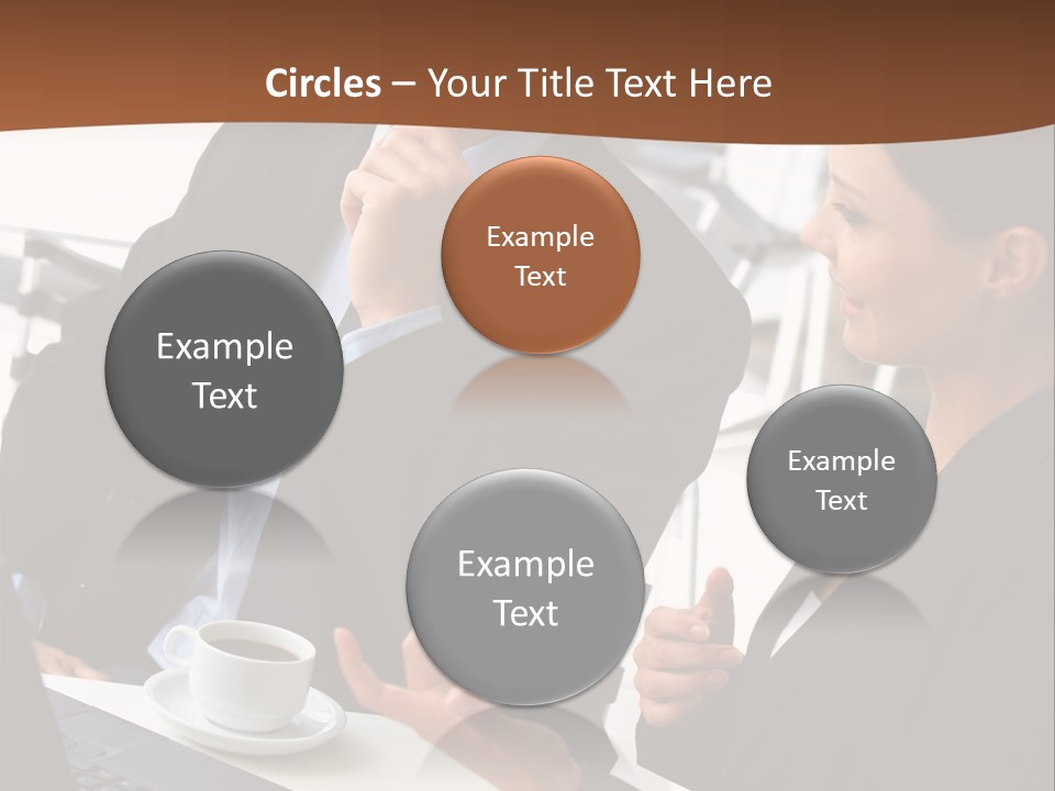 Teamwork Businessman Work PowerPoint Template