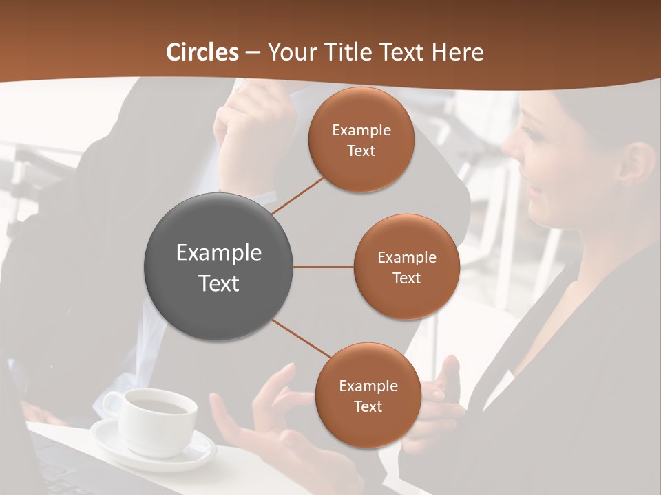 Teamwork Businessman Work PowerPoint Template