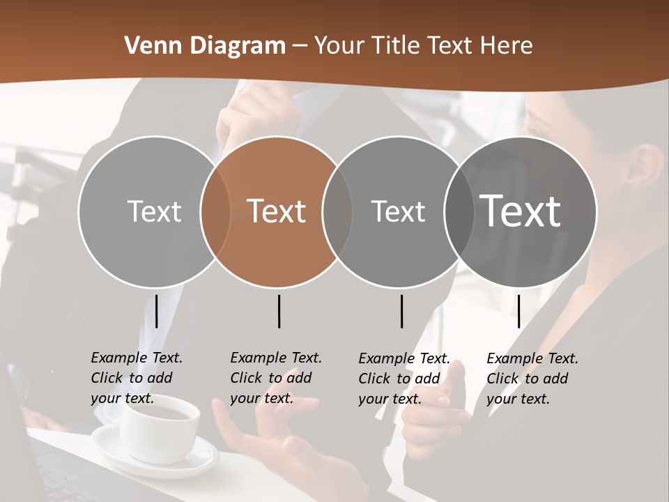 Teamwork Businessman Work PowerPoint Template