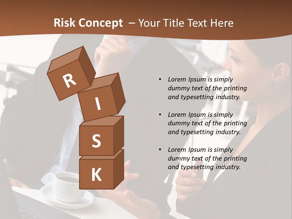 Teamwork Businessman Work PowerPoint Template