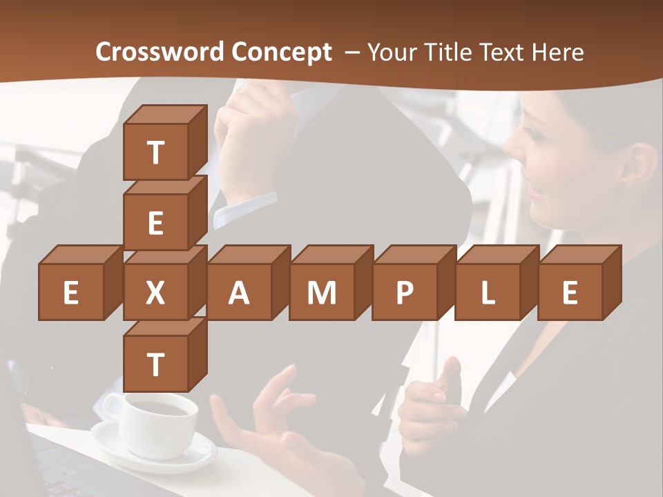Teamwork Businessman Work PowerPoint Template