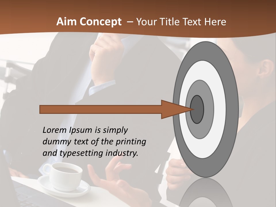 Teamwork Businessman Work PowerPoint Template