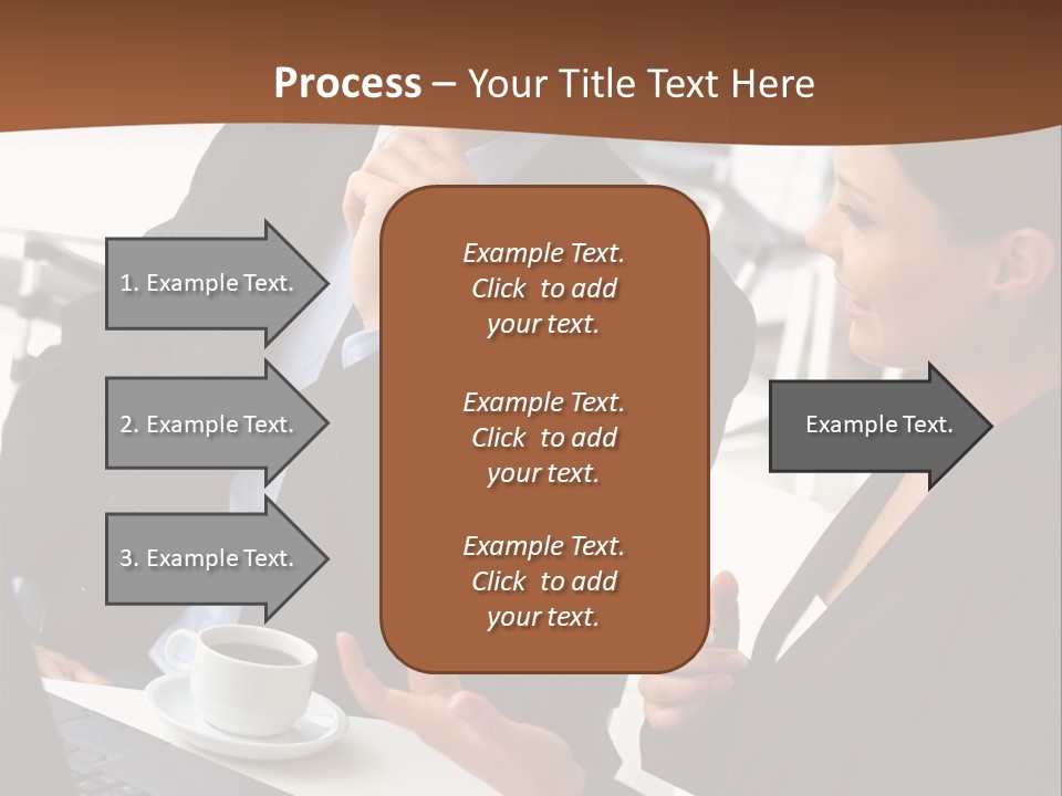 Teamwork Businessman Work PowerPoint Template