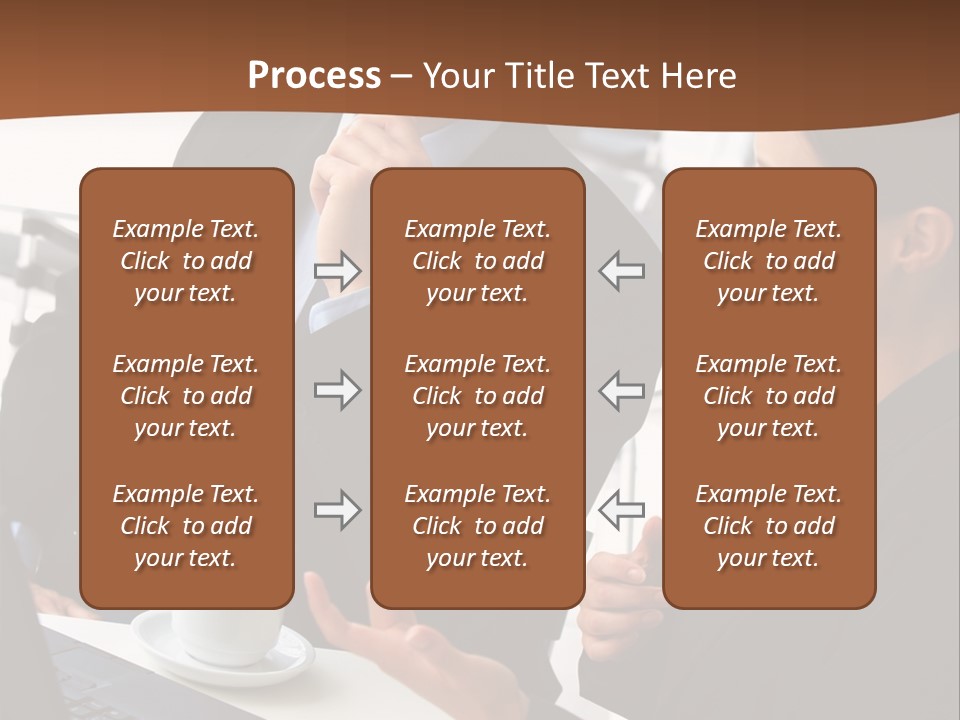 Teamwork Businessman Work PowerPoint Template