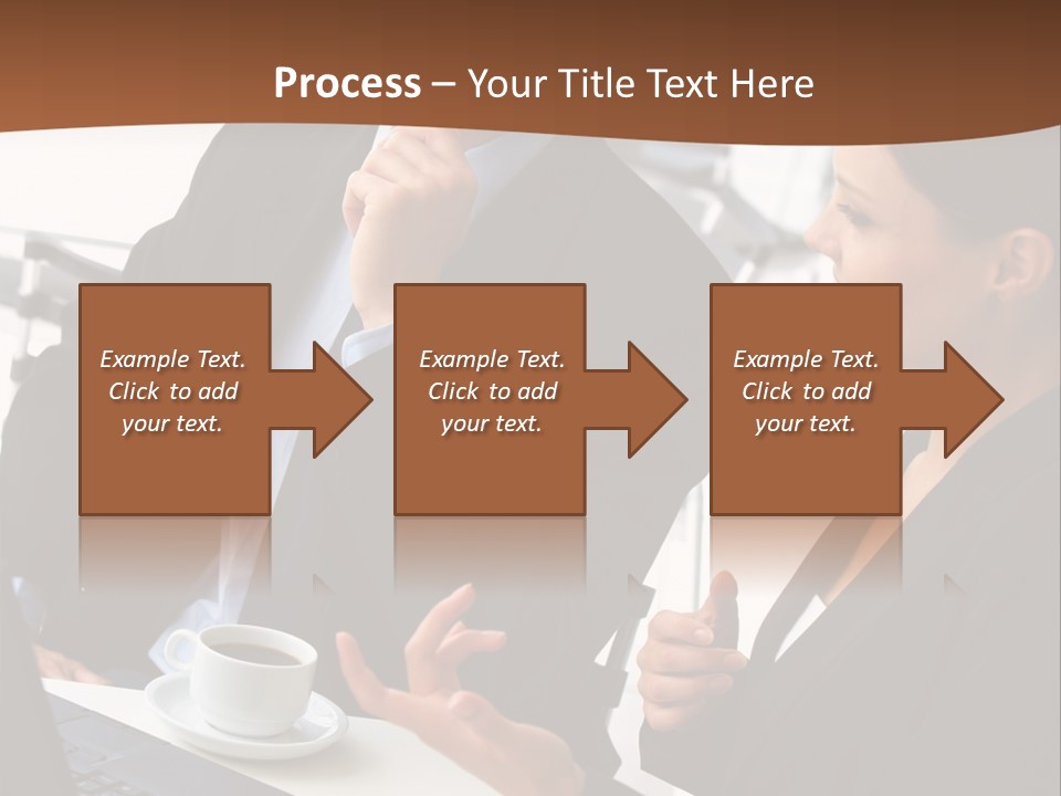 Teamwork Businessman Work PowerPoint Template