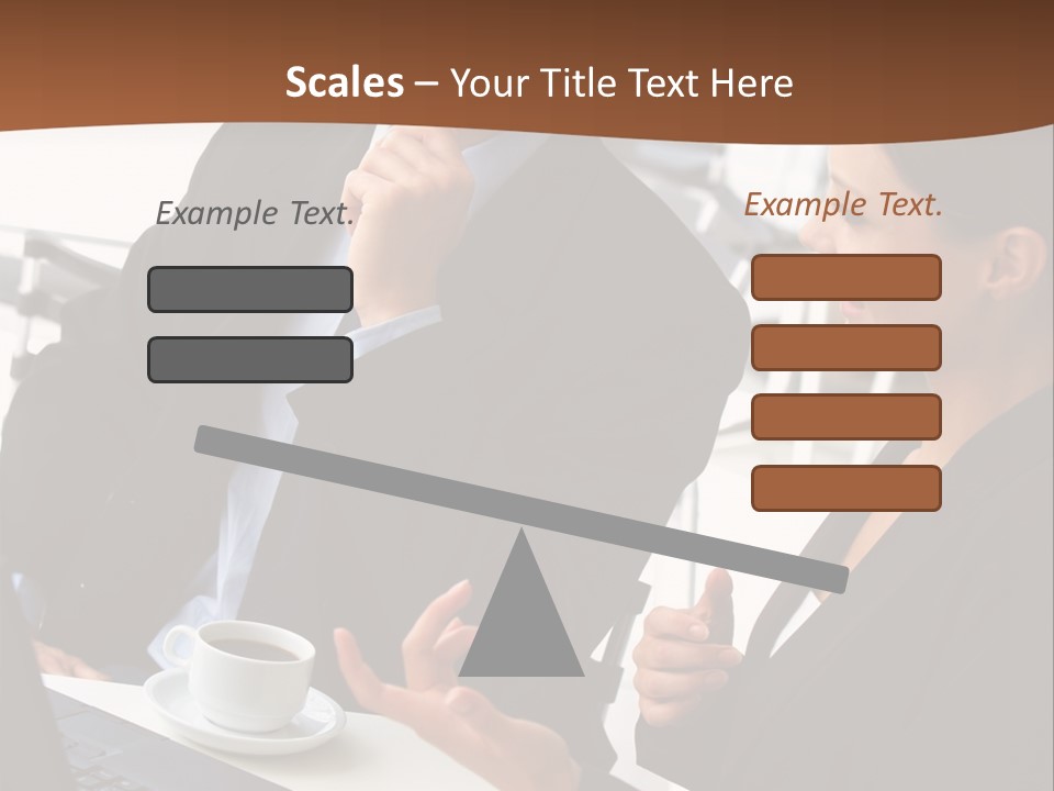 Teamwork Businessman Work PowerPoint Template