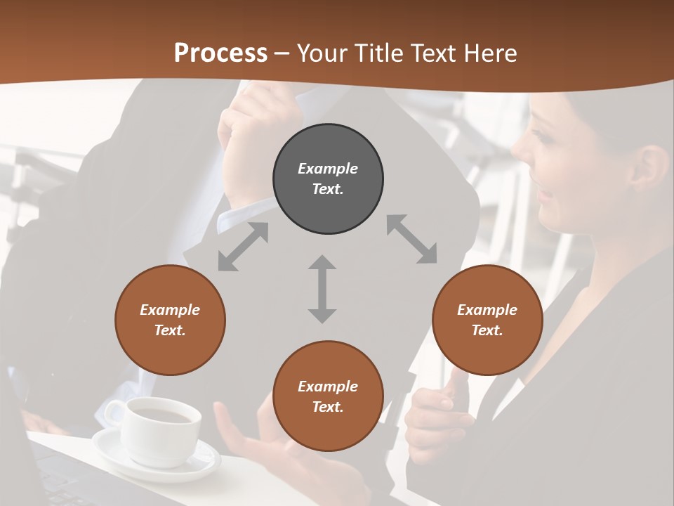 Teamwork Businessman Work PowerPoint Template