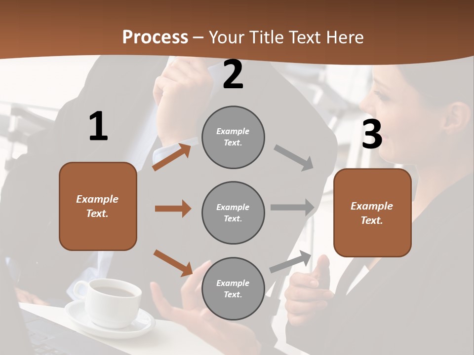 Teamwork Businessman Work PowerPoint Template