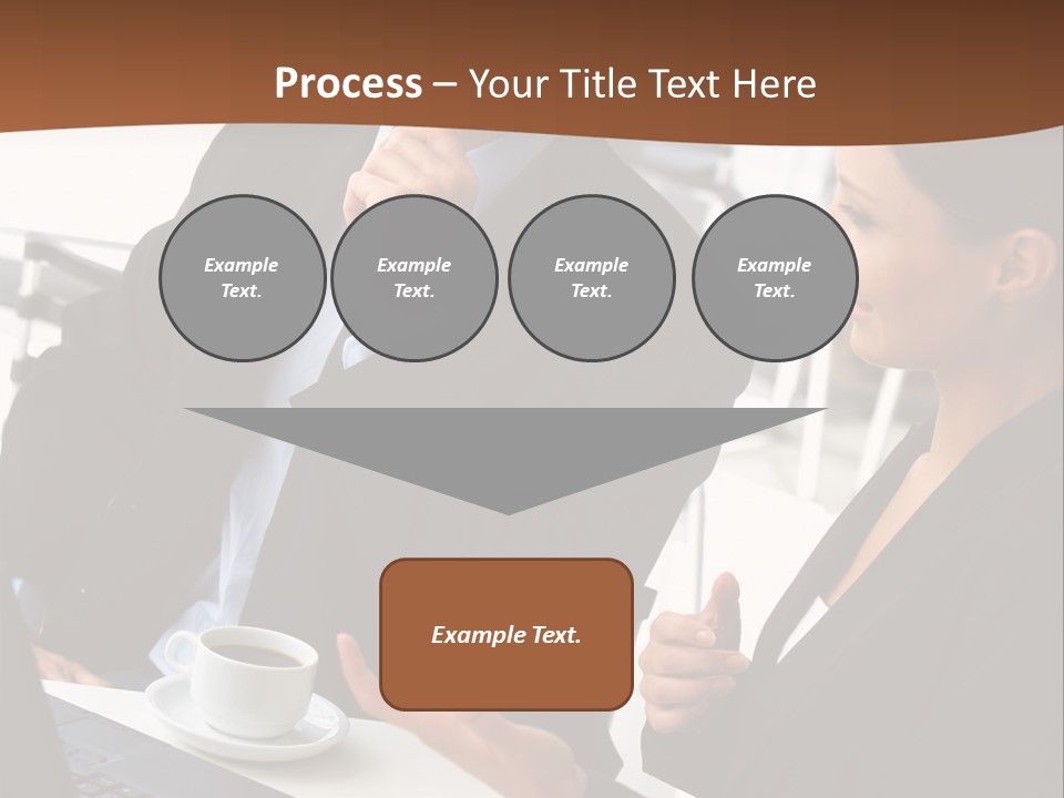 Teamwork Businessman Work PowerPoint Template