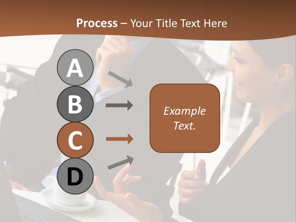 Teamwork Businessman Work PowerPoint Template