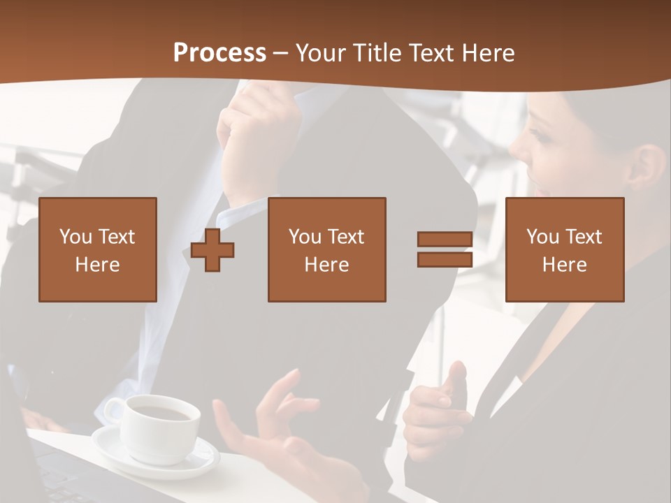 Teamwork Businessman Work PowerPoint Template