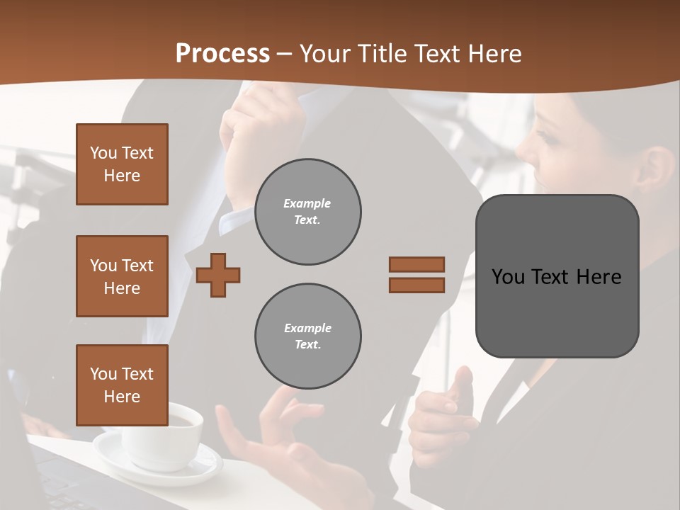Teamwork Businessman Work PowerPoint Template