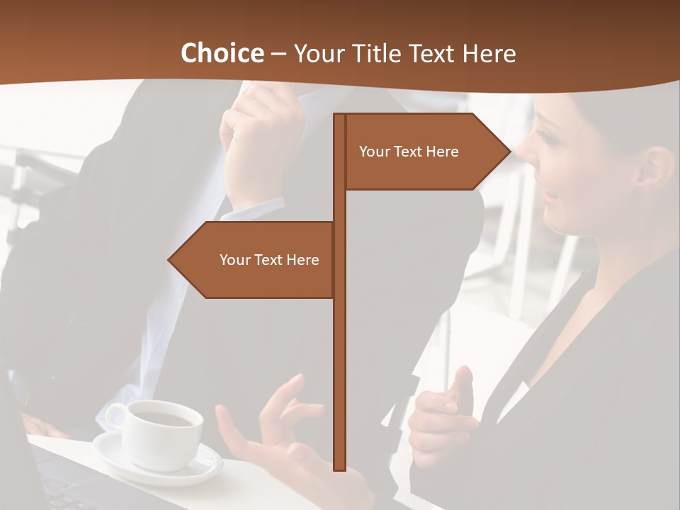 Teamwork Businessman Work PowerPoint Template