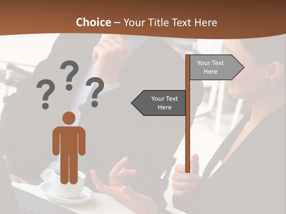 Teamwork Businessman Work PowerPoint Template