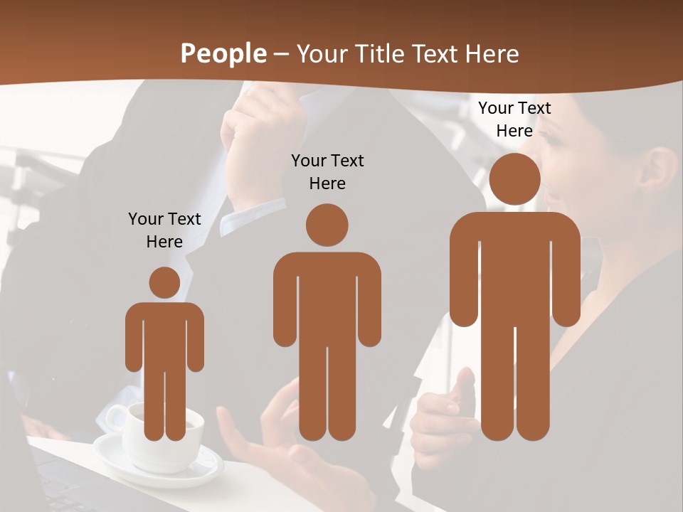 Teamwork Businessman Work PowerPoint Template