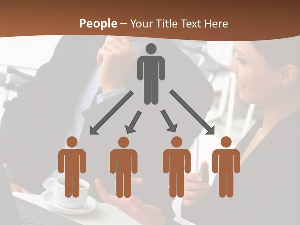 Teamwork Businessman Work PowerPoint Template