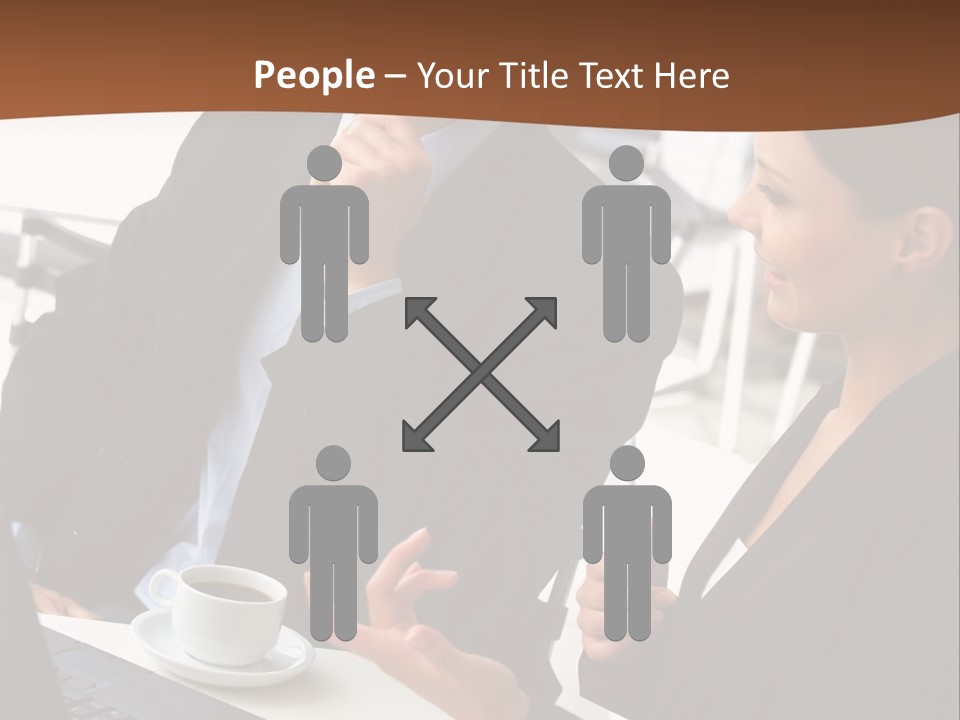 Teamwork Businessman Work PowerPoint Template