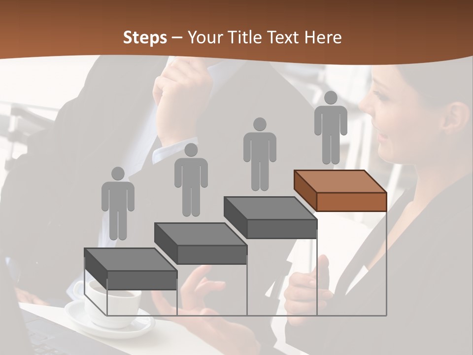 Teamwork Businessman Work PowerPoint Template