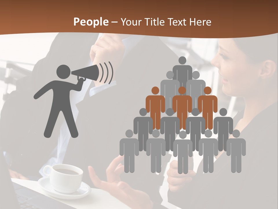 Teamwork Businessman Work PowerPoint Template