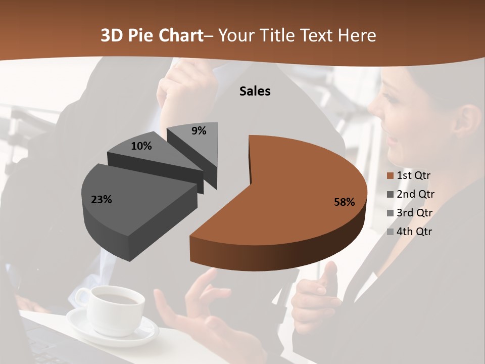 Teamwork Businessman Work PowerPoint Template