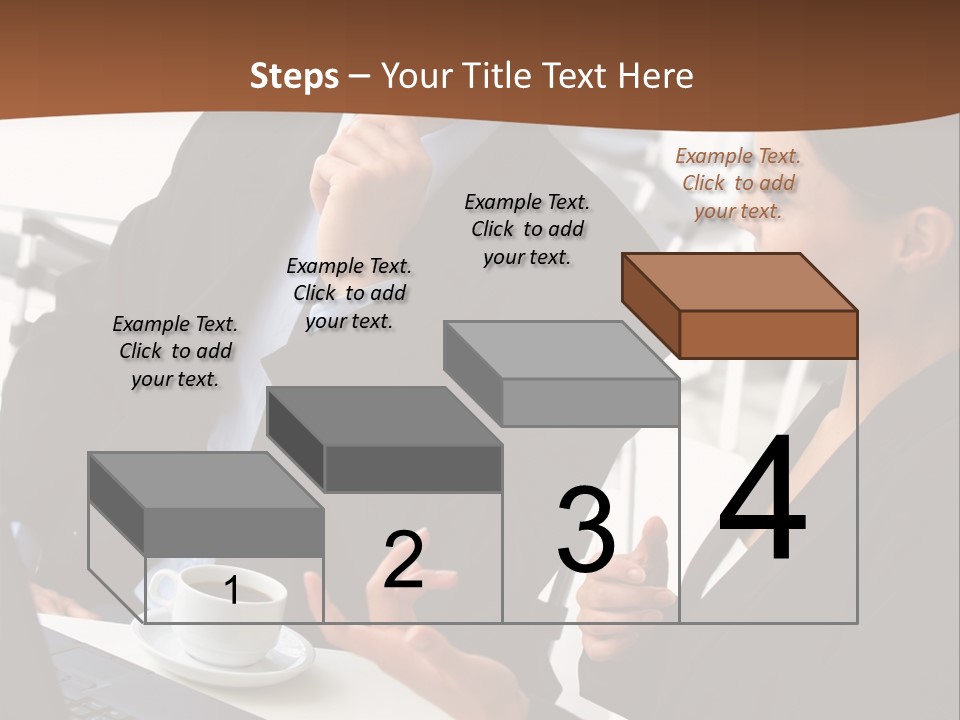 Teamwork Businessman Work PowerPoint Template