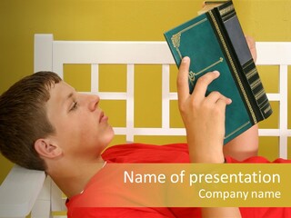 Fourteen Story Caucasian PowerPoint Template