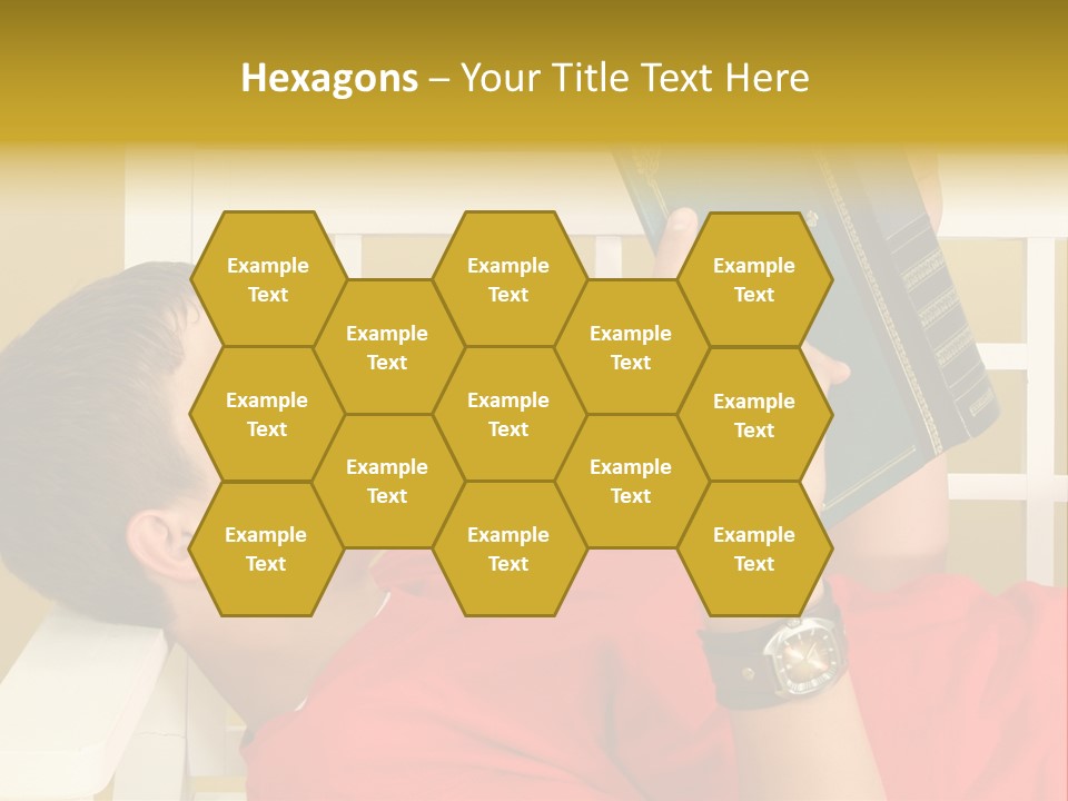 Fourteen Story Caucasian PowerPoint Template