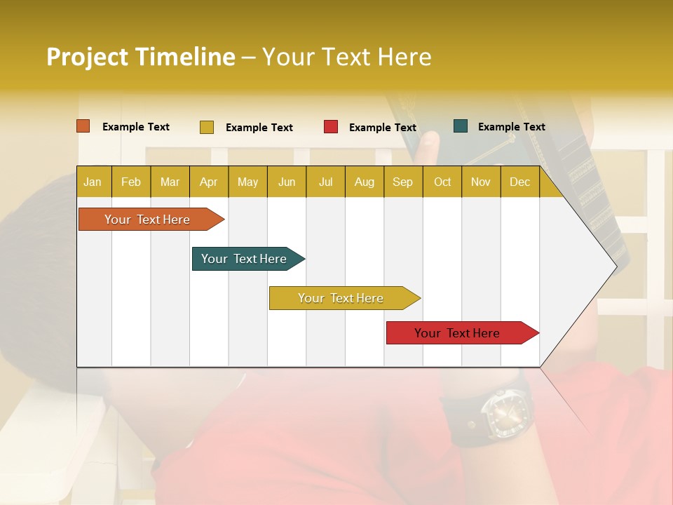 Fourteen Story Caucasian PowerPoint Template