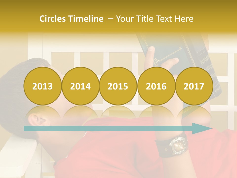 Fourteen Story Caucasian PowerPoint Template